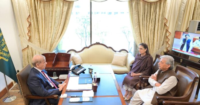 Rana Tanvir Hussain calls on PM Shehbaz Sharif