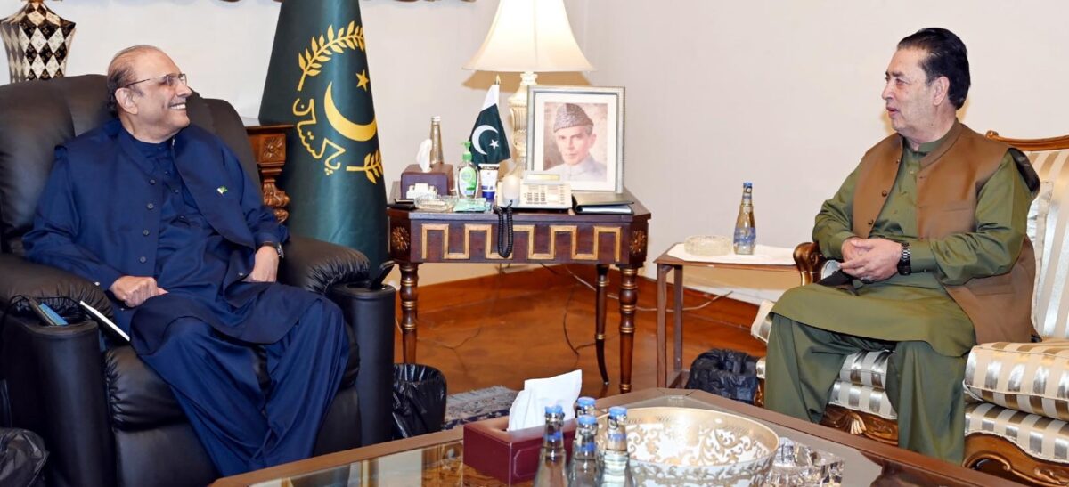 Governor GB calls on President Zardari