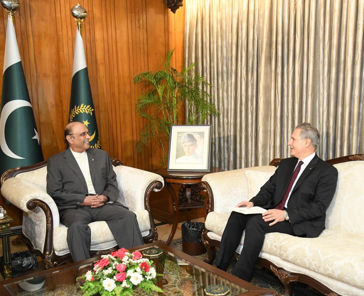 President Zardari stresses upon further strengthening of Pak, Jordan bilateral ties