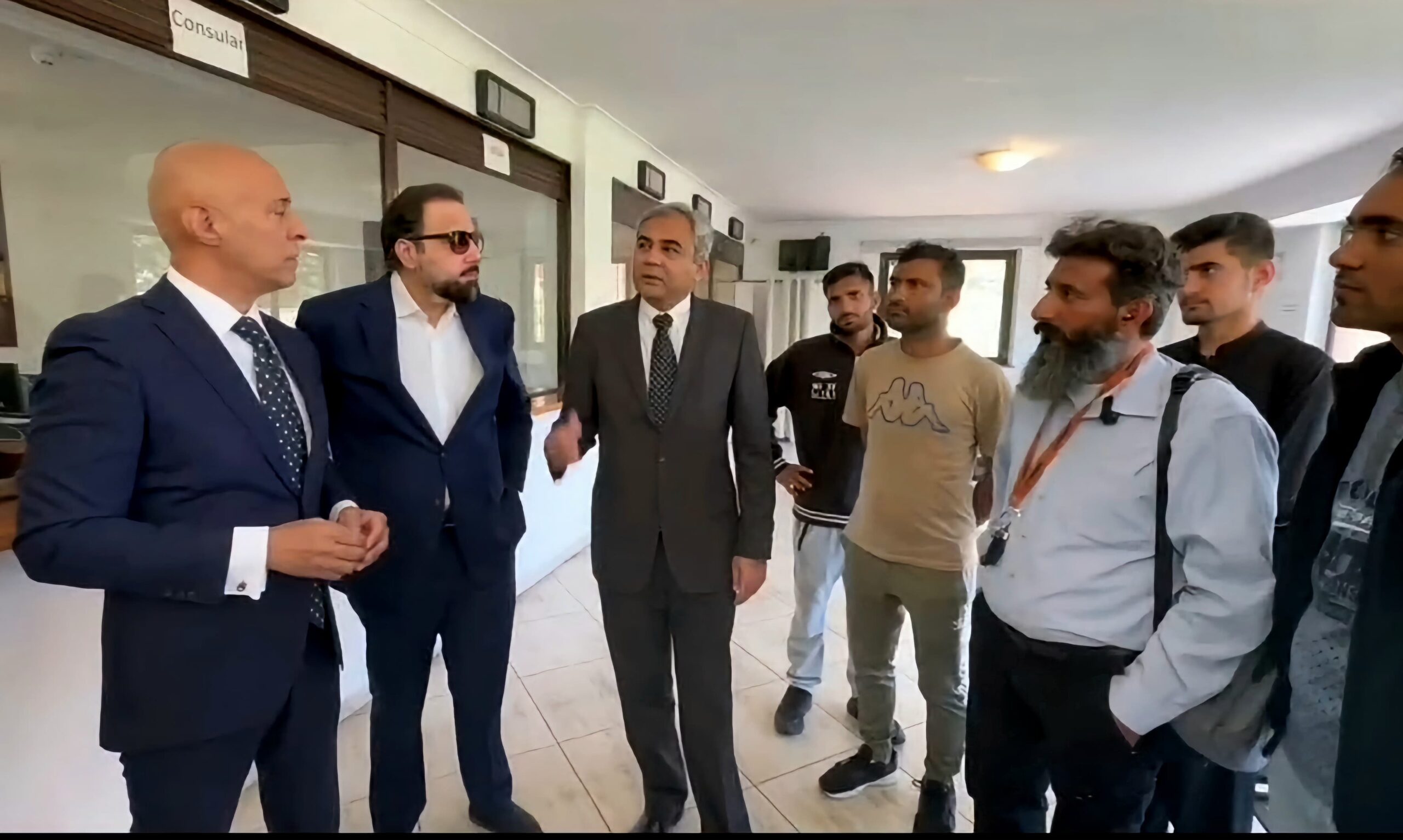 Minister Interior and Minister Overseas Pakistanis Visit Pakistani Embassy in Rome