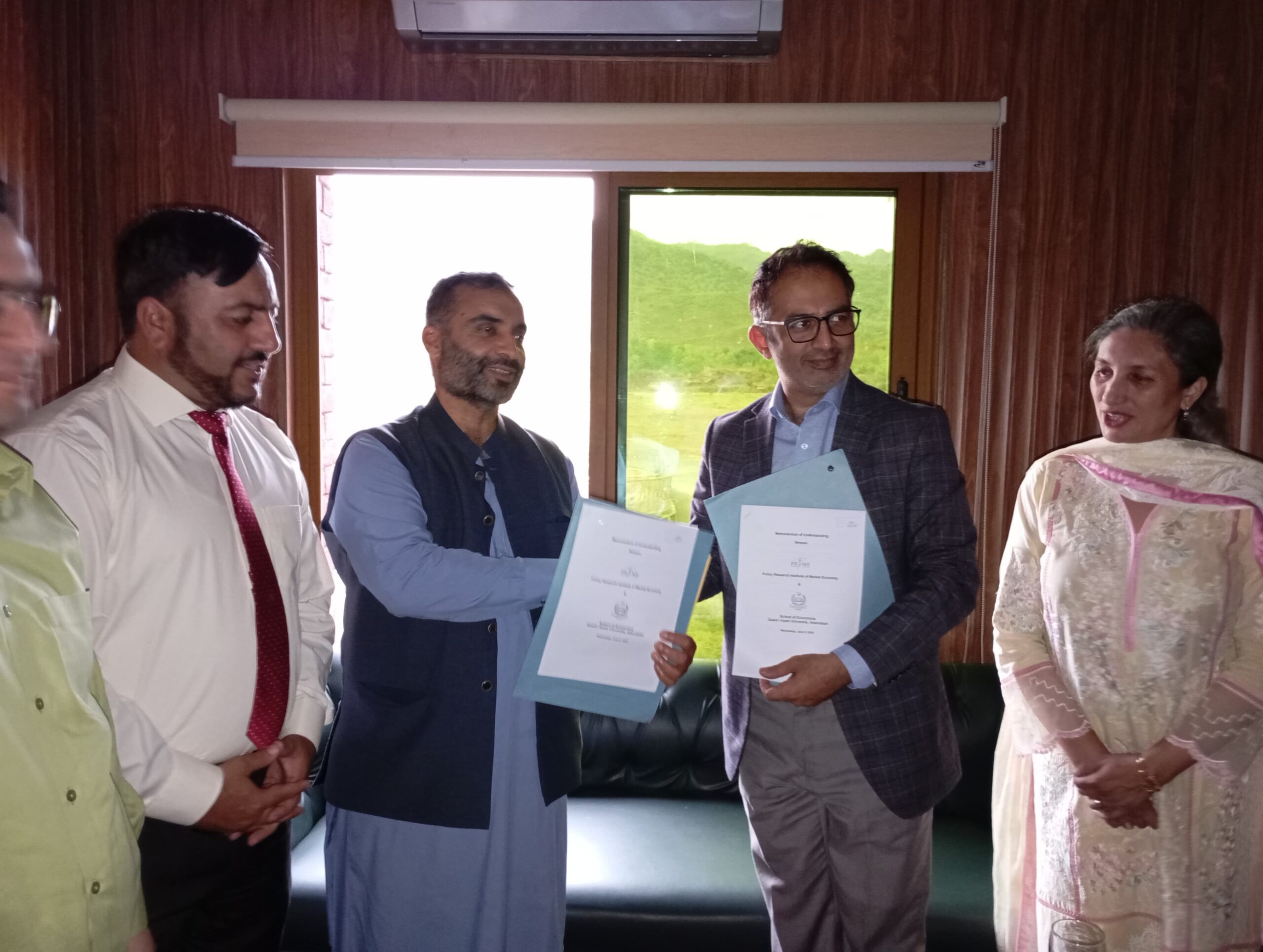 PRIME, QAU sign MoU to strengthen policy linkages