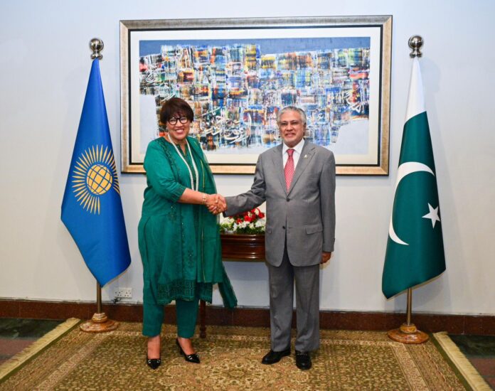 Pakistan committed to Commonwealth agenda of connectivity, climate resilience: Dar