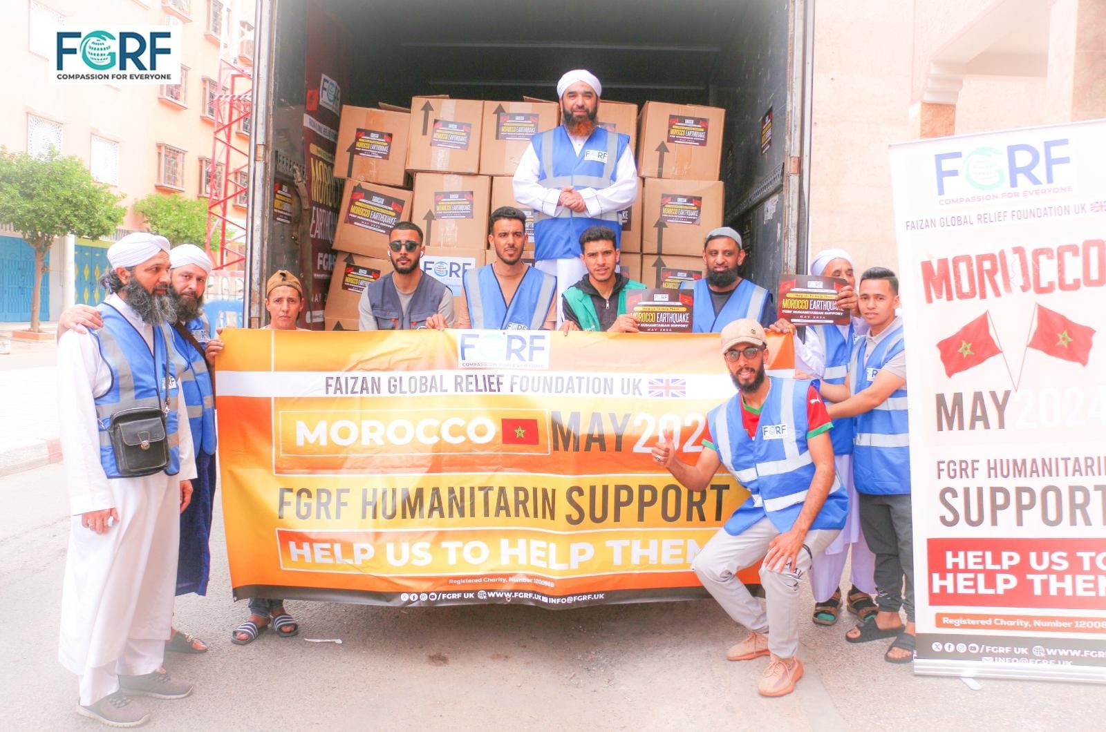 FGRF provides 11k ration parcels, hundreds of essential items to Morroco’s quake affected