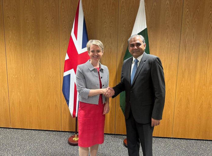 Interior Minister calls on British Counterpart