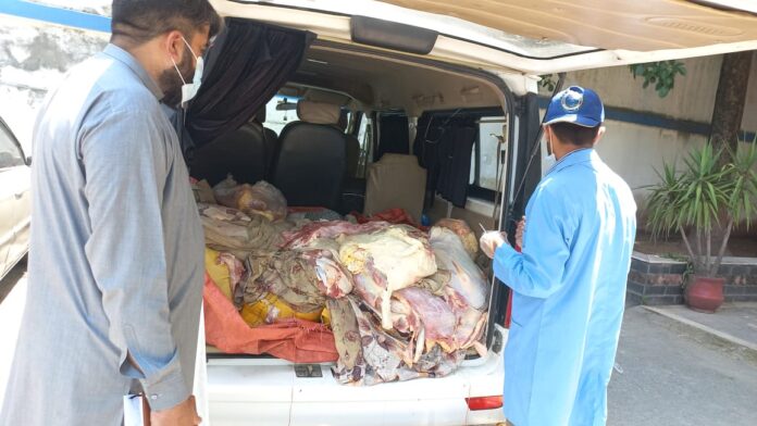 IFA seizes 500 kg of rotten meat in Aabpara