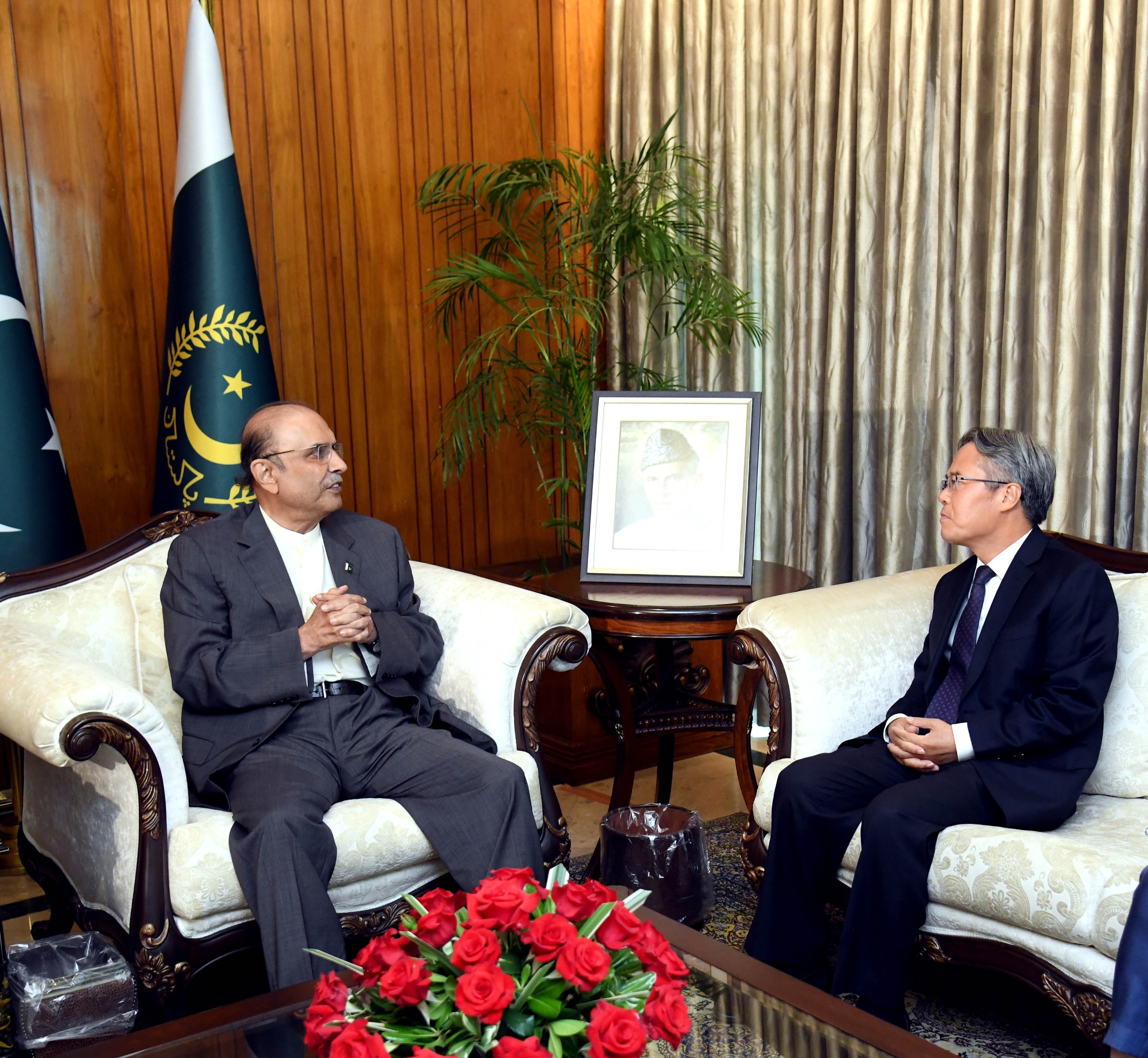 Chinese Ambassador calls on President Asif Ali Zardari