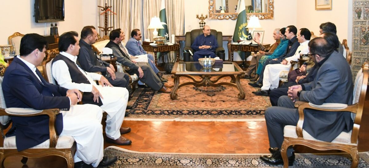 President urges restraint, resolution of AJK issues through dialogue