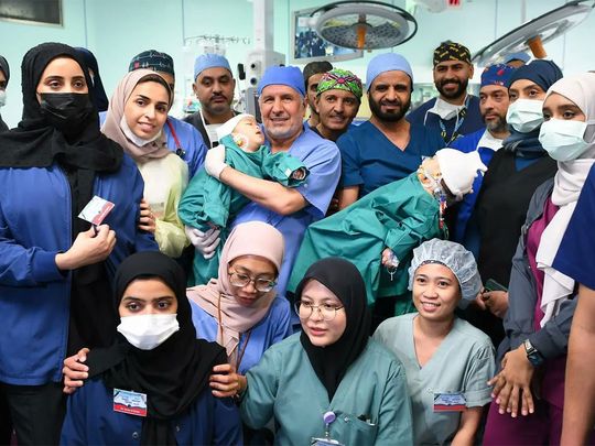 Filipino conjoined twins successfully separated at KASCH in Riyadh