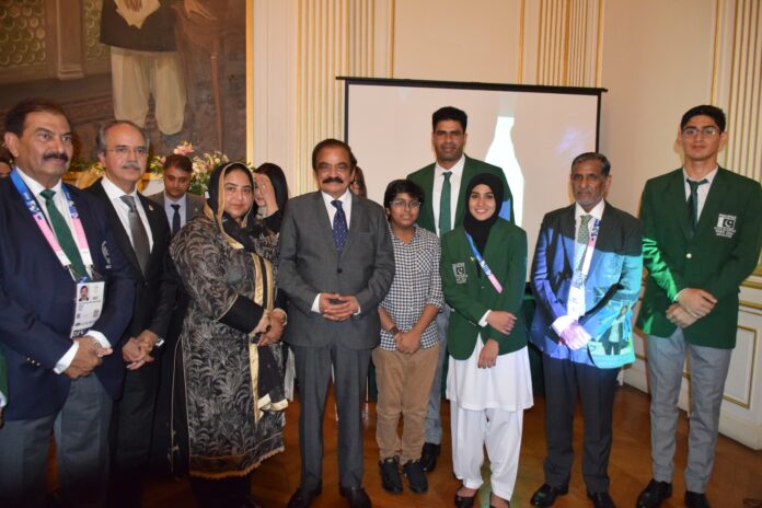 Pakistan embassy hosts event with athletes representing Pakistan at Paris 2024 Olympics