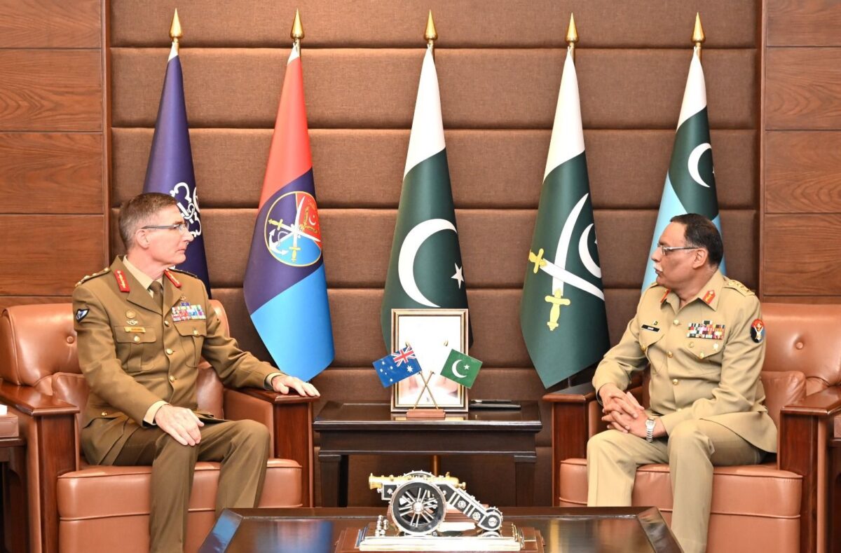 Australian Defence Chief calls on Chairman Joint Chiefs of Staff Committee