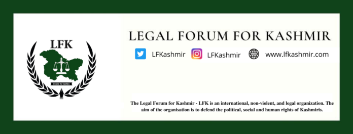 LFK calls for global intervention for protecting legal professionals in IIOJK