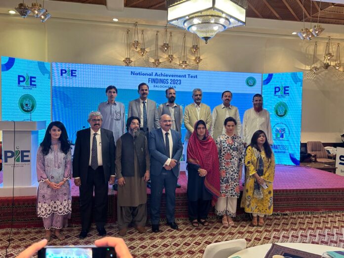 PIE releases National Achievement Test 2023 findings for Balochistan