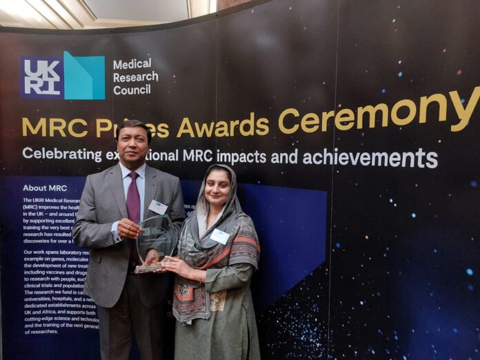 Pakistani researchers win prestigious UK Award for outstanding team impact