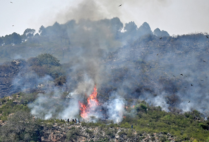 CDA mobilizes to extinguish Margalla Hills’ Saidpur village range’s fire