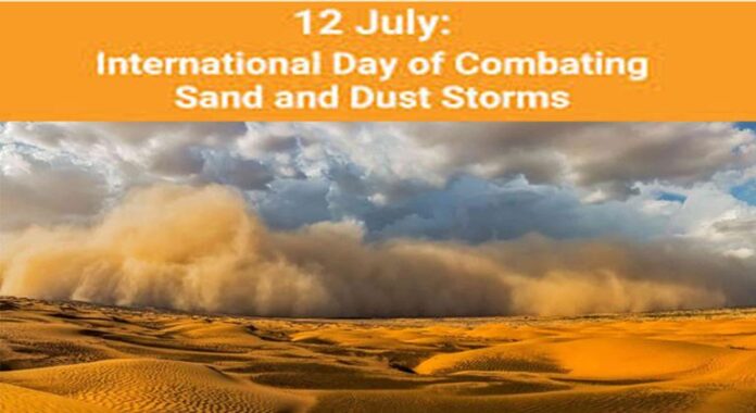 International Day of Combating Sand and Dust Storms observed