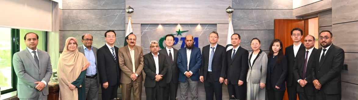 Delegation from CMCC, CMPak visit PTA