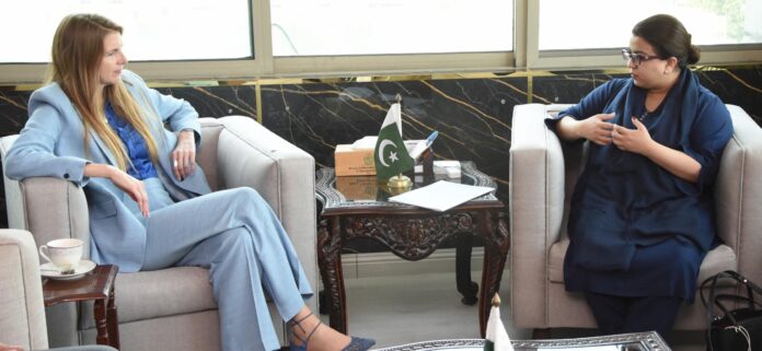 Shaza, British High Commissioner discuss matters of mutual interest