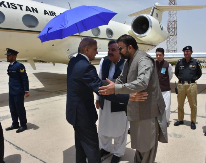 PM Shahbaz  arrives in Quetta for day-long visit