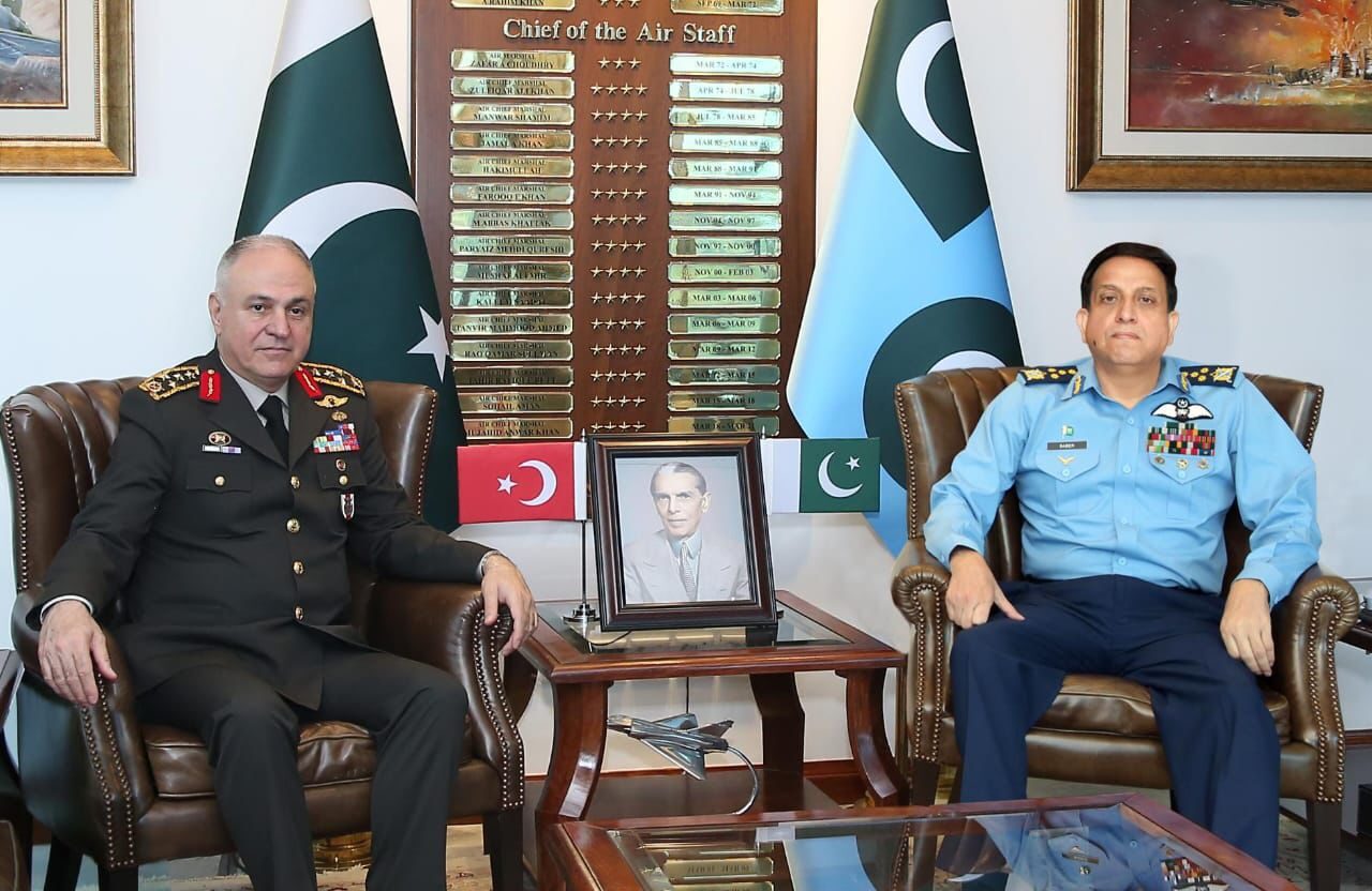 Turkish CGS acknowledges PAF progress in developing indigenous aviation industry