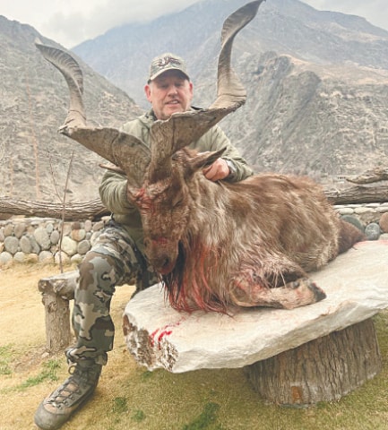 Third Markhor hunted in Chitral under Trophy Hunting programme