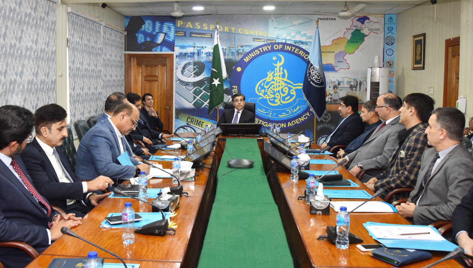 Caretaker Federal Interior Minister visits FIA headquarters