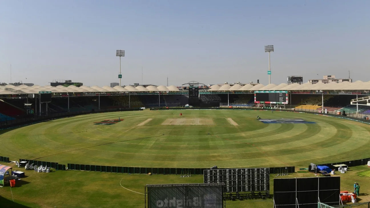 Mohsin Naqvi inspects National Bank Stadium