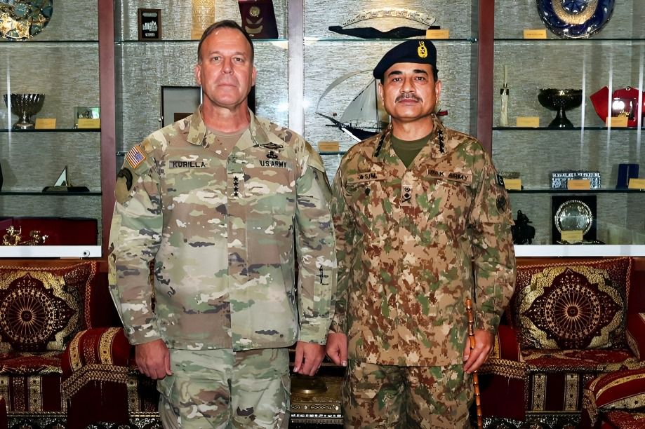 COAS, US Centcom discuss joint training, enhance cooperation avenues