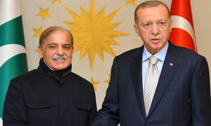 President Erdogan felicitates PM Shehbaz on his election