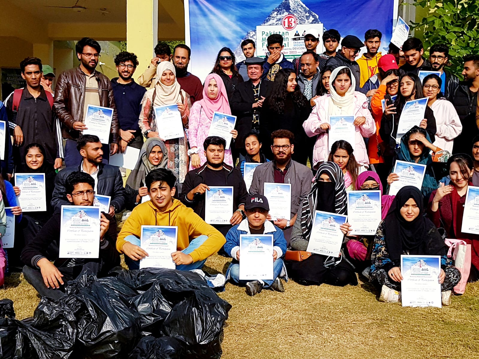 Young hikers cleanup Margalla Hills Trail-5