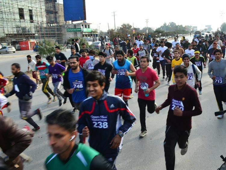 2000 participated in Islamabad marathon