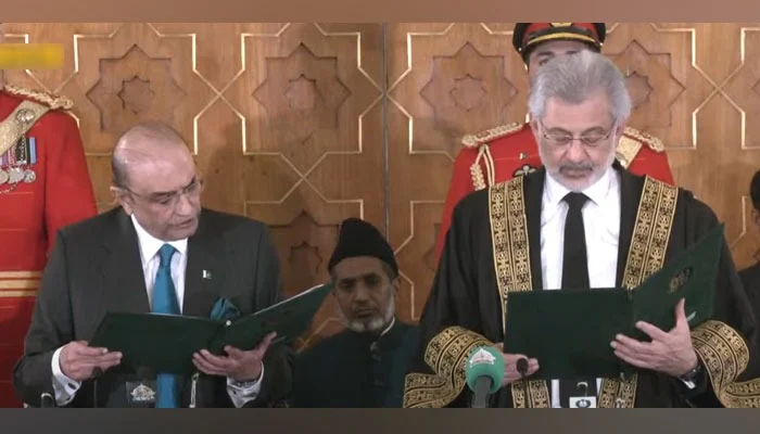 Asif Ali Zardari sworn in as President of Pakistan 