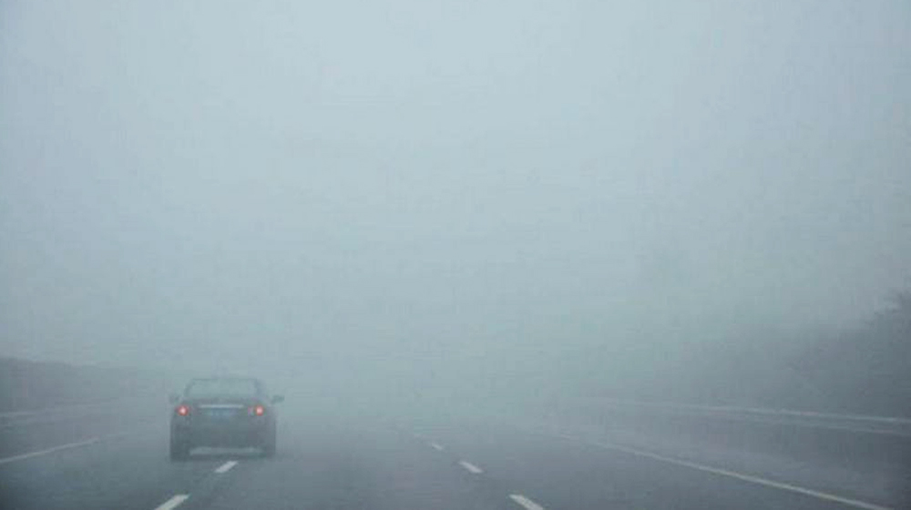 Multiple sections of motorway temporarily closed due to dense fog