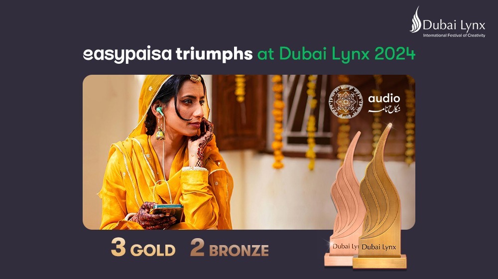 Easypaisa wins big at Dubai Lynx awards