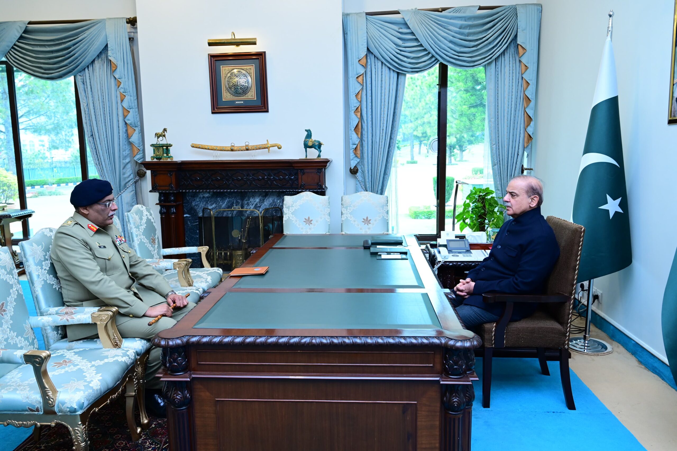 CJCSC Gen Sahir calls on PM Shehbaz