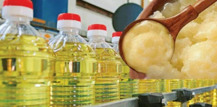 Edible oil, vegetable ghee output grew by 26.80% and 2.95%