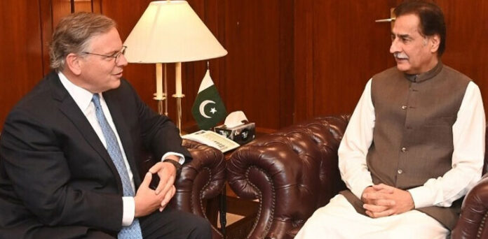 Ayaz Sadiq, US Ambassador discuss strengthening bilateral relations