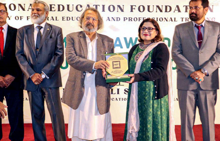 Edu minister honors 30 students with NEF awards