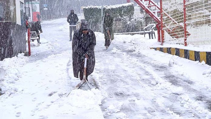 Partly cloudy to cloudy weather with rain-wind thunderstorm & snowfall over hills expected