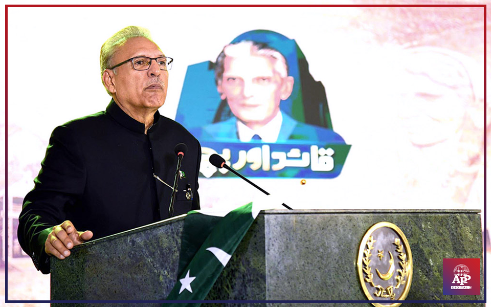 President urges children to achieve high academic goals, adopt Quaid’s principles