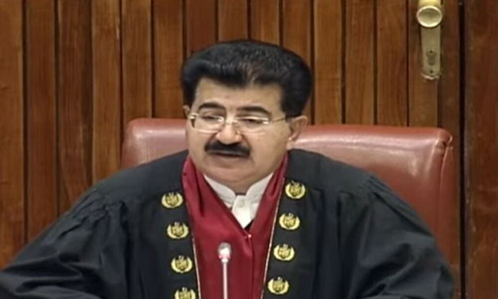 Sanjrani expresses sorrow over tragic helicopter crash in Gwadar