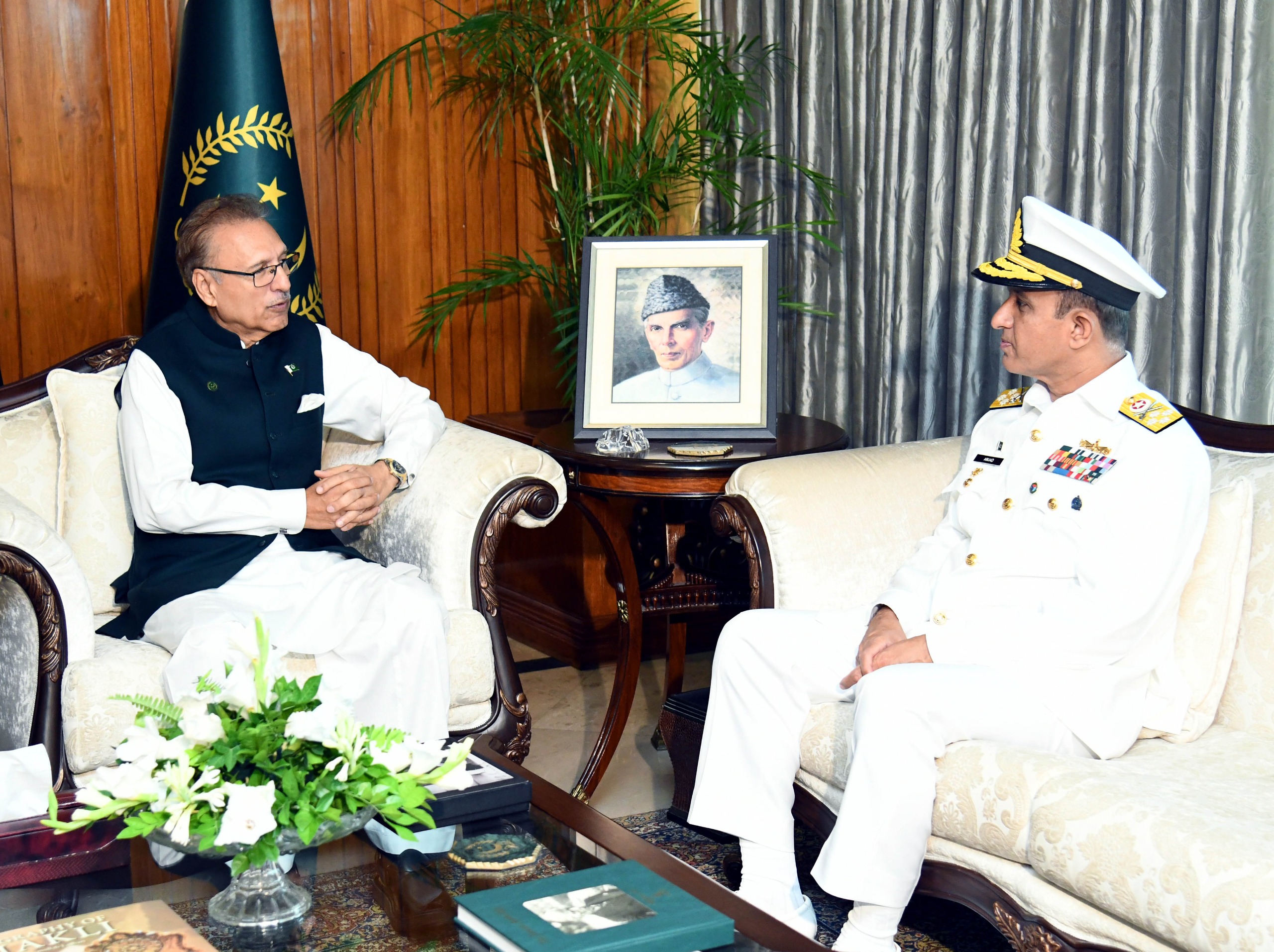 President lauds services of outgoing naval chief