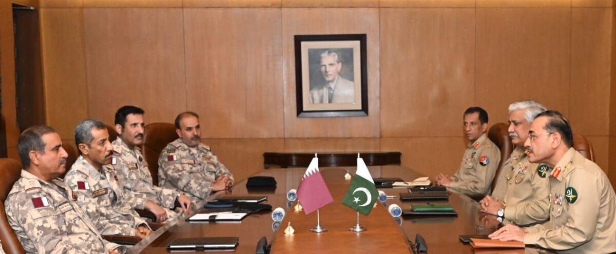 Qatari Armed Forces chief lauds Pakistan Army’s continuous efforts for regional peace, stability