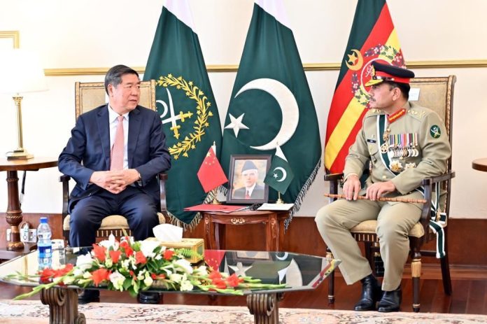 COAS, Chinese Vice Premier reiterate desire for increasing bilateral ties in all fields