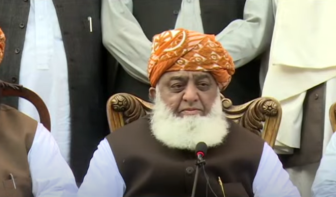 JUI-F chief announces to observe Palestine Solidarity Day on Oct 13