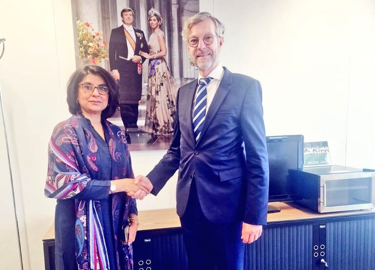 Pakistan envoy to EU calls on Dutch counterpart