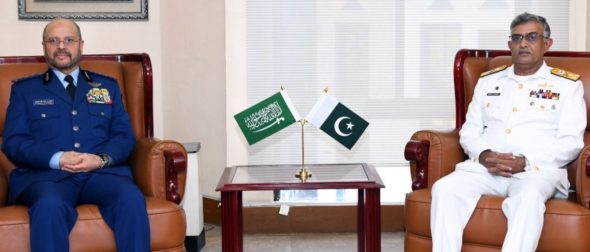 Saudi General visits NHQ, lauds conduct of Exercise Naseem Al Bahr-XIV