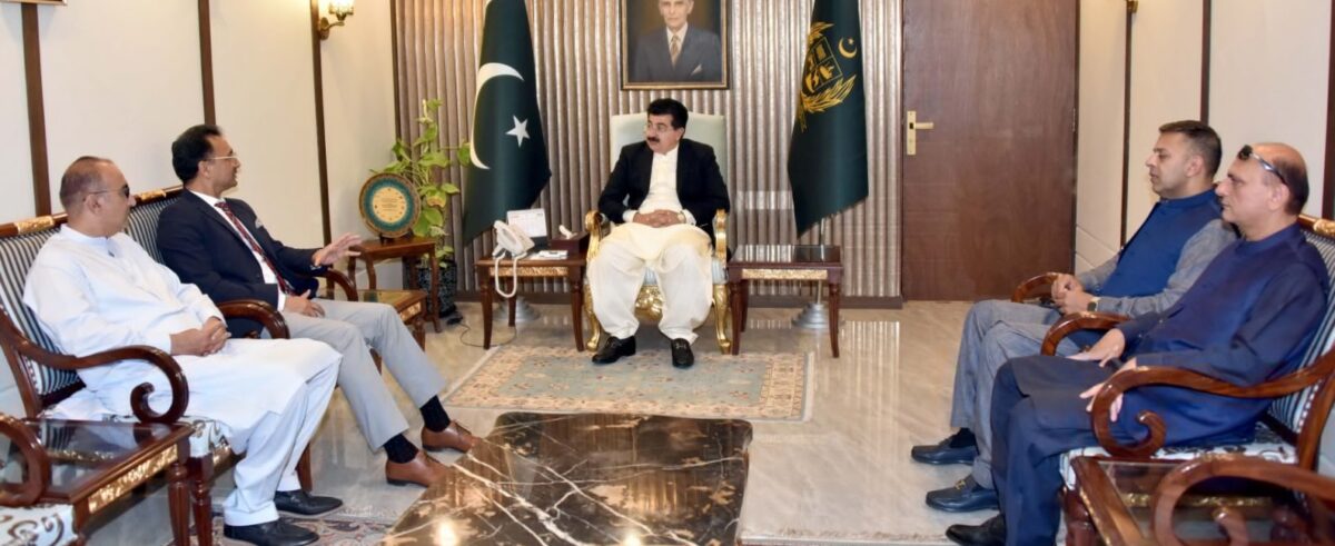 AJK LG representatives call on Chairman Senate