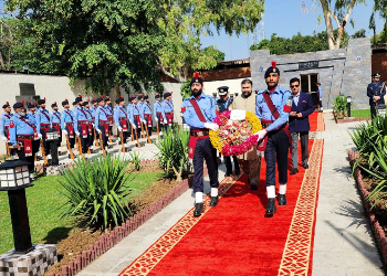 Sarfarz Bugti visits police line HQs Islamabad