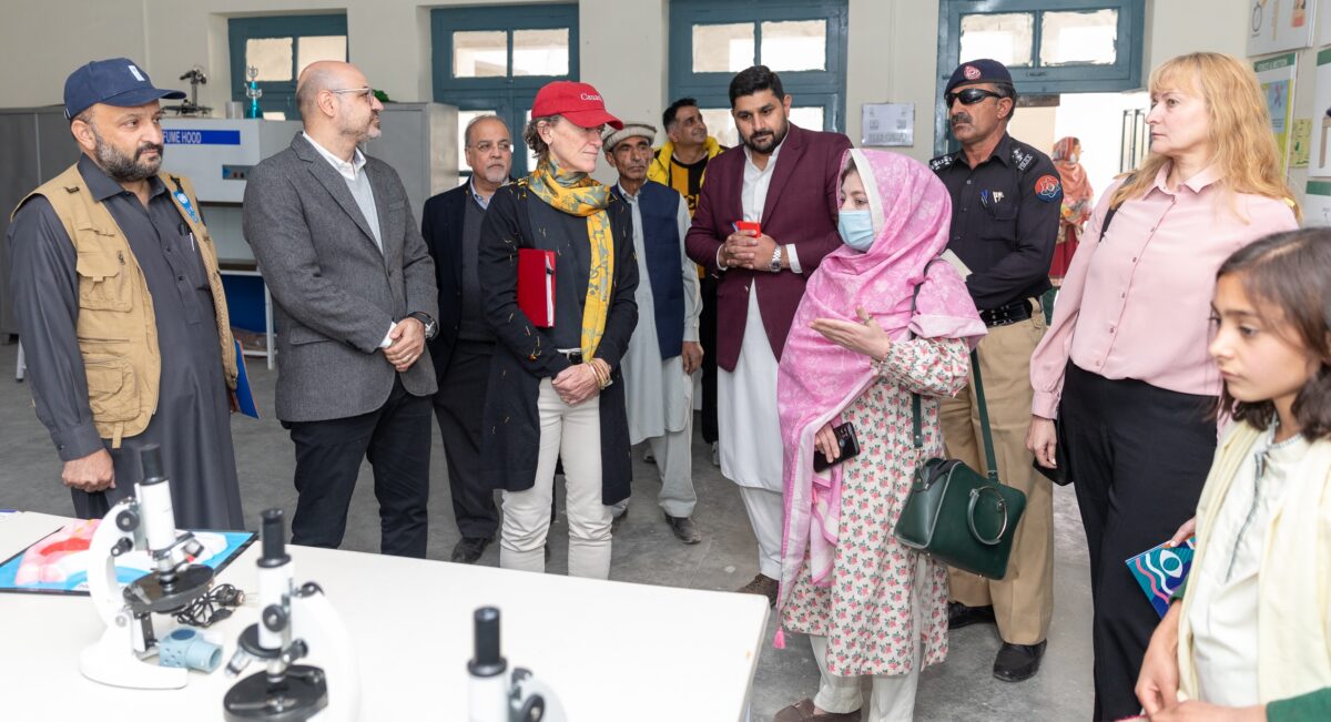 Canadian HC, UNDP resident representative inaugurate flood affected girls’ school in Chitral