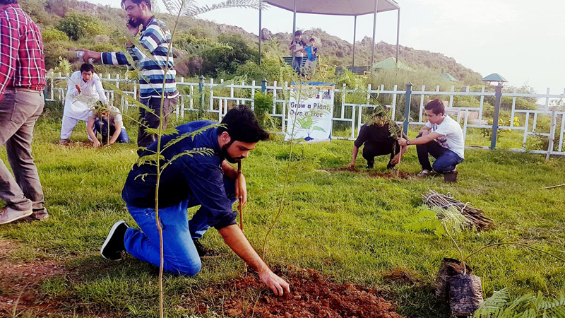 CDA plants 7,000 seed balls during monsoon season at Trail 5